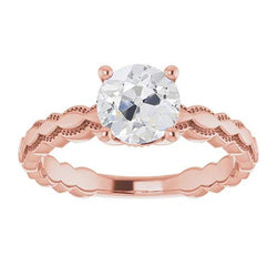 Natuurlijke Diamanten Ring 2ct - Roségoud 14K