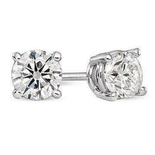 Afbeelding in Gallery-weergave laden, GIA-gecertificeerd Echte Diamant Oorbel 2.14 Karaat
