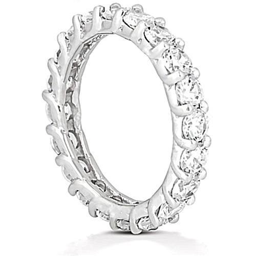 Ronde Echt Diamond Gold Jewelry Engagement Eternity Band Nieuwe 3 Ct.