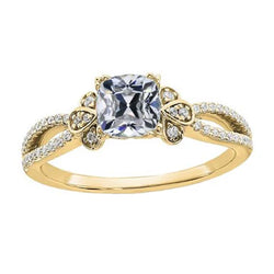 Natuurlijke Diamanten Ring 4ct - Geelgoud 14K