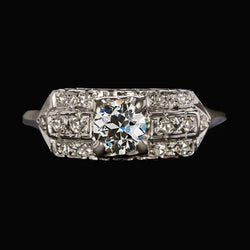 Verlovingsring Rond Old Miner Echt Diamond Prong Set 2,75 Karaat