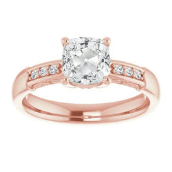 Natuurlijke Diamanten Ring 6ct - Roségoud 14K
