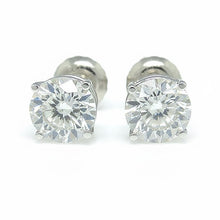 Afbeelding in Gallery-weergave laden, Natuurlijke Diamanten Oorbel 4ct - Witgoud 14K
