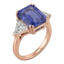 Afbeelding in Gallery-weergave laden, echte diamant 3.50karaat ring bovenaanzicht
