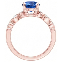 Afbeelding in Gallery-weergave laden, echte round diamant 2.50karaat ring op wit

