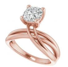 Afbeelding in Gallery-weergave laden, Natuurlijke Diamanten Ring 5ct - Roségoud 14K
