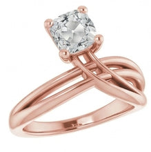 Afbeelding in Gallery-weergave laden, Natuurlijke Diamanten Ring 5ct - Roségoud 14K
