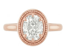 Afbeelding in Gallery-weergave laden, Natuurlijke Diamanten Ring 4ct - Roségoud 14K
