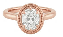 Afbeelding in Gallery-weergave laden, Natuurlijke Diamanten Ring 4ct - Roségoud 14K
