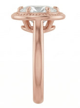 Afbeelding in Gallery-weergave laden, Natuurlijke Diamanten Ring 4ct - Roségoud 14K
