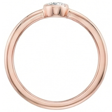 Afbeelding in Gallery-weergave laden, Rose Gouden Peer Solitaire Oude Mijnwerker Echt Diamanten Ring Bezel Set 1 karaat
