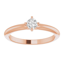 Afbeelding in Gallery-weergave laden, Diamant Solitaire Verlovingsring 2-karaat 14K Rosé Goud – hoofdaanzicht
