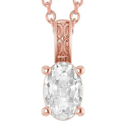 Natuurlijke Diamanten Hanger 5ct - 14K Roségoud