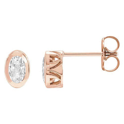 Luxe Diamant Oorhangers – 3 karaat 14K Rosé Goud