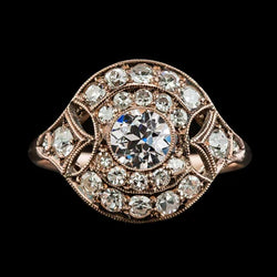 Natuurlijke Diamanten Ring 4.50ct - Roségoud 14K