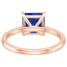 Afbeelding in Gallery-weergave laden, echte princess diamant 3.50karaat ring op wit
