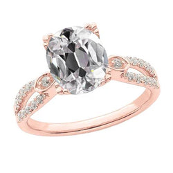 Natuurlijke Diamanten Ring 5.75ct - Roségoud 14K