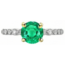 Afbeelding in Gallery-weergave laden, Luxe Edelsteen Ring 2 karaat – vooraanzicht
