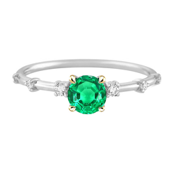 Colombiaanse Smaragd Edelsteen Ring – GIA-Gecertificeerd 2