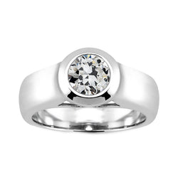 Diamant Solitaire Verlovingsring 2 karaat – 14K Witgoud