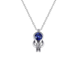 Rond Geslepen Royal Blue Saffier Sieraadsteen Hanger – 0,50