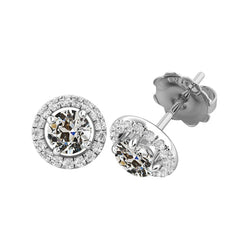Briljant Oorhangers – 14K Witgoud 1 karaat