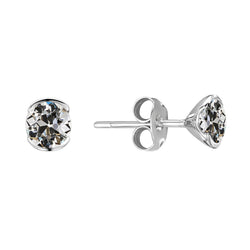 Fijn Oud Europese Slijpvorm Fijne Diamant Oorhangers – 1 karaat