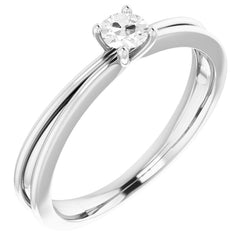Old Mine Slijpvorm Fijne Diamant Solitaire Verlovingsring 1,50