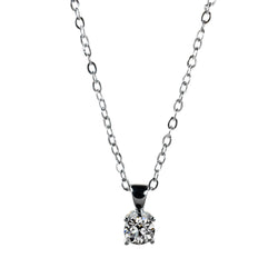 Fijne Diamant Hanger Halsketting 1 karaat G/VS1 – 14K Witgoud