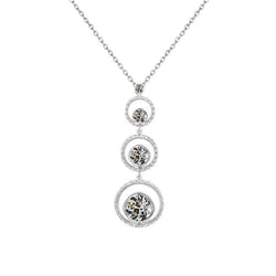 Luxe Fijne Diamant Hanger – 2,50 karaat 14K Witgoud