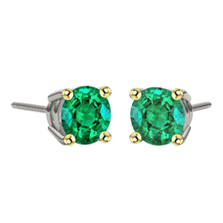 Briljant Colombiaanse Smaragd Gemstone Earring 2 karaat