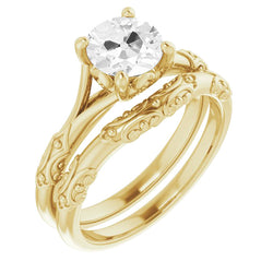 Luxueus Verlovingsring met Antiek Briljant – 1,50 karaat