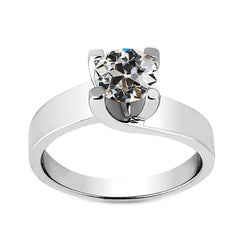 Luxe Diamant Solitaire Verlovingsring – 2 karaat 14K Witgoud