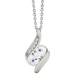 Uit de aarde gewonnen Oud Europese Slijpvorm Diamant Hanger