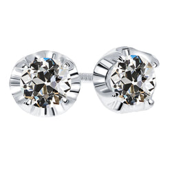 Puur Antiek Europees Diamant Oorhangers 2,50 karaat