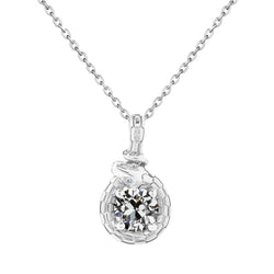 Ambachtelijk Druppel Hanger met Bezel Gezet Fijne Diamant – 1,50