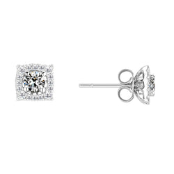 Met de hand vervaardigd Oorbellen – Diamant 1 karaat |