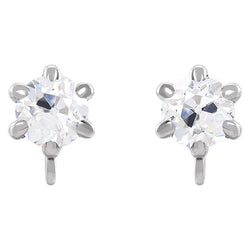 Diamant Oorstekers 4 karaat – 14K Witgoud