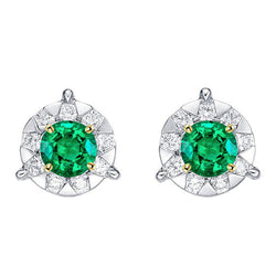 Colombiaanse Smaragd Gemstone Earring 1,50 karaat F/VS1 – 14
