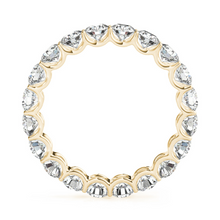 Afbeelding in Gallery-weergave laden, Fijne Diamant Eternity Band – zijaanzicht
