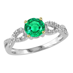 Handgemaakte Smaragd Edelsteen Ring 1 karaat – HarryChadEnt