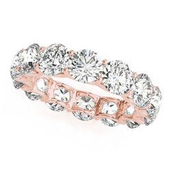 Diamant Eternity Band – 14 Karaat Rosé Goud 7 karaat