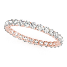 Afbeelding in Gallery-weergave laden, Fijne Diamant Eternity Band 5,28-karaat 14 Karaat Rosé Goud – hoofdaanzicht
