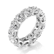 Afbeelding in Gallery-weergave laden, Rond Geslepen Fijne Diamant ring in 14K Witgoud – hoofdaanzicht
