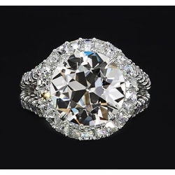 Verjaardagsring Briljant Halo Zetting Ring 2,50 karaat – 14