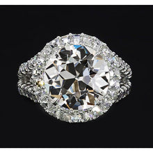 Afbeelding in Gallery-weergave laden, Briljant Halo Zetting Ring – hoofdaanzicht
