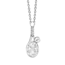 Uit de aarde gewonnen Bezel Gezet Fijne Diamant Hanger 2 karaat