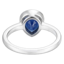 Afbeelding in Gallery-weergave laden, Royal Blue Saffier Peervormig Sieraadsteen Ring 1,50 karaat – 14
