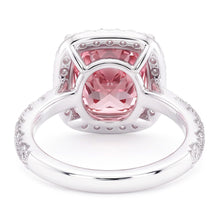 Afbeelding in Gallery-weergave laden, Roze Saffier Edelsteen 5 Karaat Verlovingsring Witgoud 14K Sieraden

