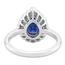 Afbeelding in Gallery-weergave laden, Saffier Cluster Ring
